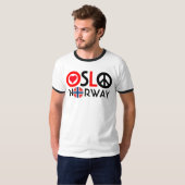 オスロノルウェー愛平和Tシャツ2 Tシャツ (正面フル)