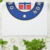 オスロノルウェー キッチンタオル (折り畳み)