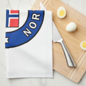 オスロノルウェー キッチンタオル (四つ折り)