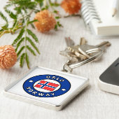 オスロノルウェー キーホルダー (側面)