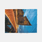 オスロノルウェー フリースブランケット (正面(横))