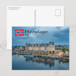 オスロノルウェー ポストカード