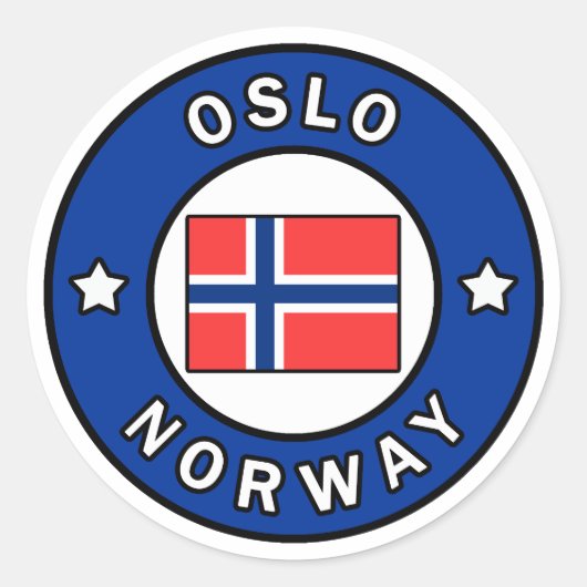 オスロノルウェー ラウンドシール (正面)
