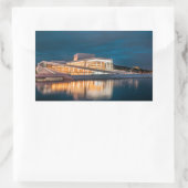 オスロノルウェー 長方形シール (バッグ)