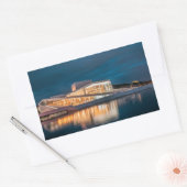 オスロノルウェー 長方形シール (封筒)