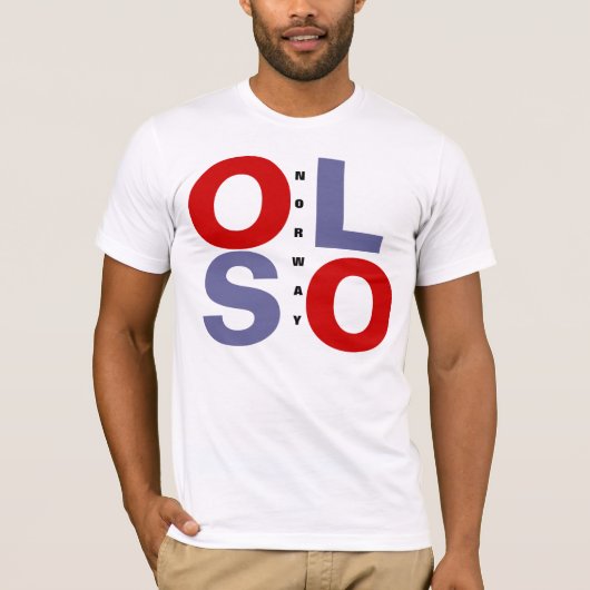 オスロノルウェー Tシャツ (正面)