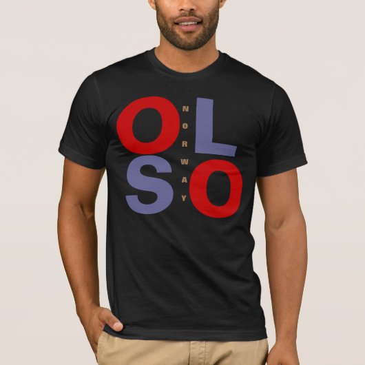 オスロノルウェー Tシャツ (正面)