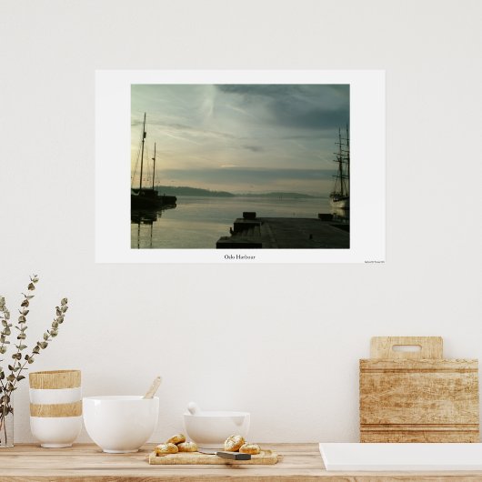 オスロハーバー ポスター (キッチン)