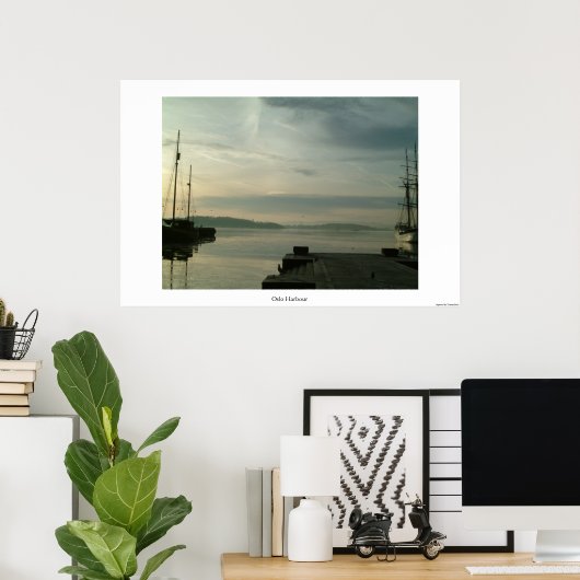 オスロハーバー ポスター (ホームオフィス)