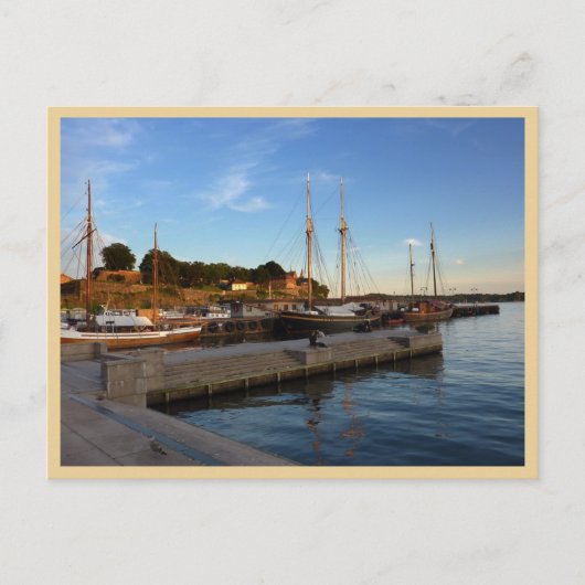 オスロハーバー ポストカード (正面)
