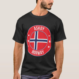 オスロフィヨルドの島アスコイ Tシャツ
