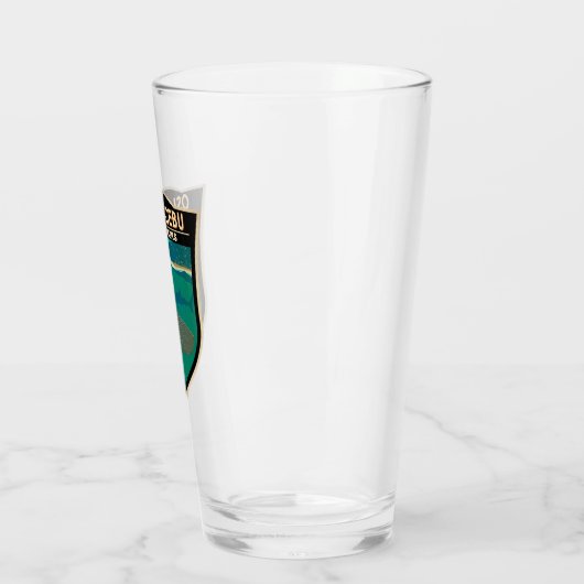 オスロブセブフィリピンホエールシャーク旅行ヴィンテージ タンブラーグラス (左)