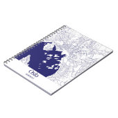 オスロ市地図 ノートブック (左側)