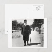 オスロ1896年のヘンリック・イプセン(1828-1906年) (b/wの写真) ポストカード (正面/裏面)