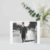 オスロ1896年のヘンリック・イプセン(1828-1906年) (b/wの写真) ポストカード (スタンド正面)