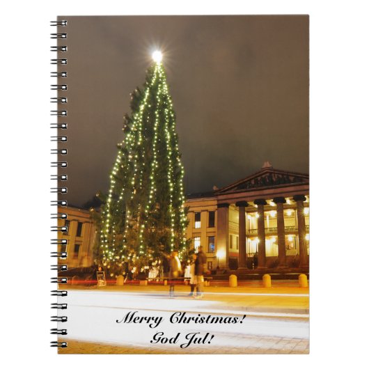 オスロ、ノルウェーのクリスマス ノートブック (正面)