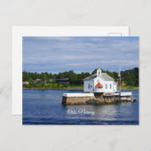 オスロ,ノルウェーのフィヨルド葉書 ポストカード (正面/裏面)