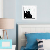 オスロ ノルウェー地図 クラシック＆モダン エレガントなギフト 箔ポスター (インサイチュ (寝室))