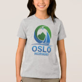 オスロ ノルウェー ヨーロッパ トライブレンドTシャツ (正面)
