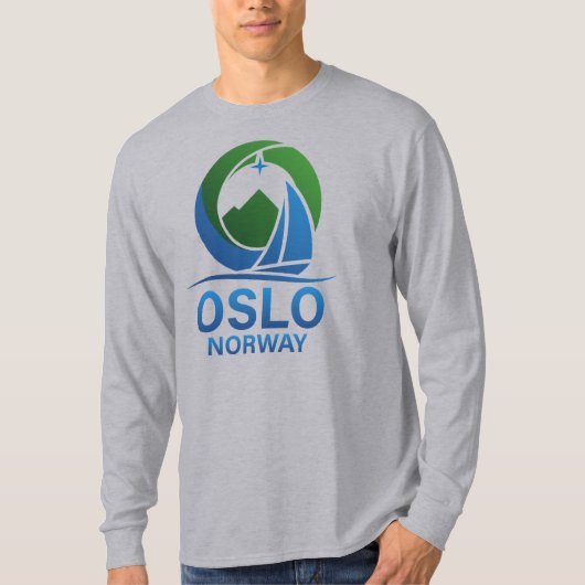 オスロ ノルウェー ヨーロッパ Tシャツ (正面)