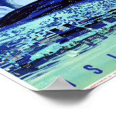 オスロ・ノルウェー・ヴィンテージ旅行ポスター復元 ポスター (角)