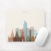 オスロ、ノルウェー|都市スカイライン マウスパッド (マウス)