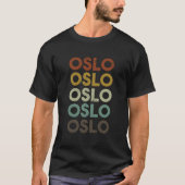オスロ ノルウェー Tシャツ (正面)