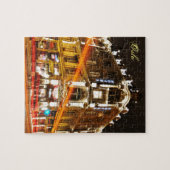 オスロ、夜のノルウェー ジグソーパズル (横)