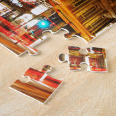 オスロ、夜のノルウェー ジグソーパズル (側面)