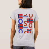 オスロ Tシャツ (裏面)