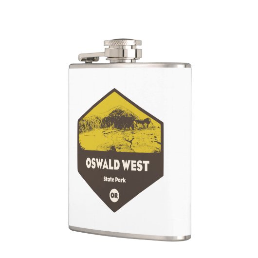 オスワルドウエスト州パークオレゴン フラスク (左)