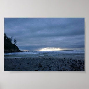 オスワルドウエスト州パーク,オレゴン州コースト ポスター