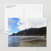 オスワルドウエスト州パーク，オレゴン州コースト ポストカード (正面/裏面)