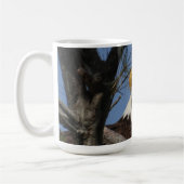 オス威厳のあるのハゲの巣 – #1パパ コーヒーマグカップ (左)