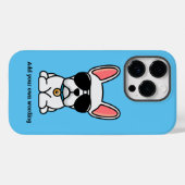 オス白フランスのブルドッグCase-Mate iPhoneケース Case-Mate iPhoneケース (裏面 (横))