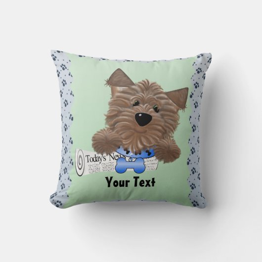 オス#2の装飾用クッション20インチx 20インチに注意 クッション (正面)