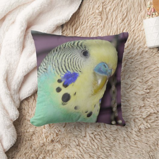 オスBudgie/のインコ クッション (ブランケット)