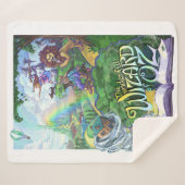 オズのすばらしい魔法使い シェルパブランケット (正面(横))