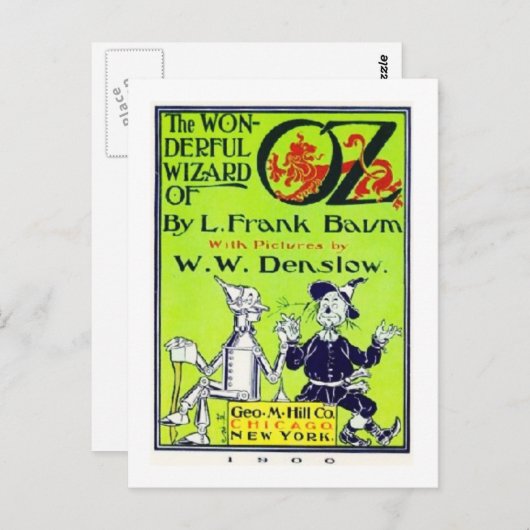 オズのすばらしい魔法使い ポストカード (正面/裏面)
