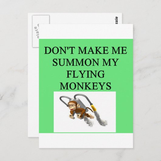 オズのジョークの魔法使い ポストカード (正面/裏面)