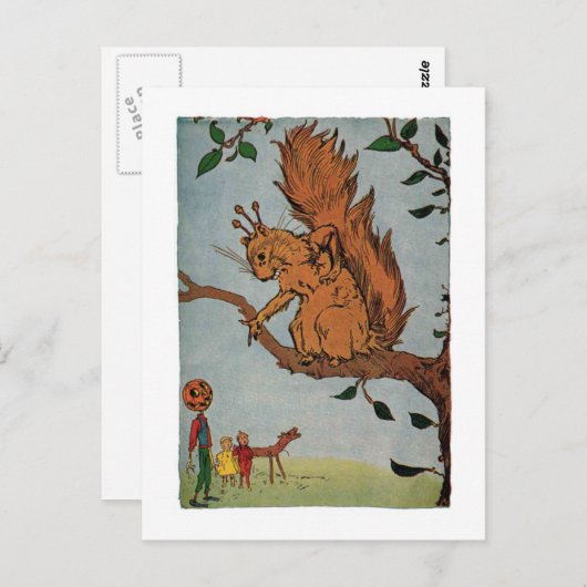 オズのヴィンテージ小さな魔法使い ポストカード (正面/裏面)