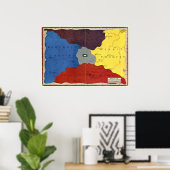 オズの地図 ポスター (ホームオフィス)