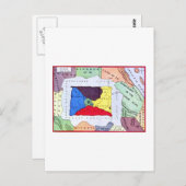 オズの地図 ポストカード (正面/裏面)