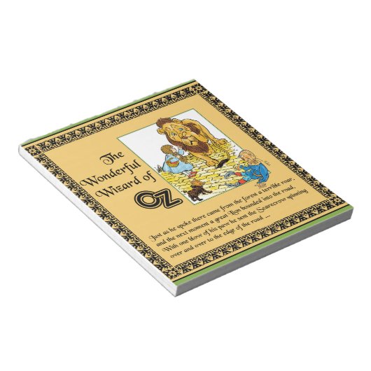 オズの素晴らしい魔法使い ノートパッド (アングル)