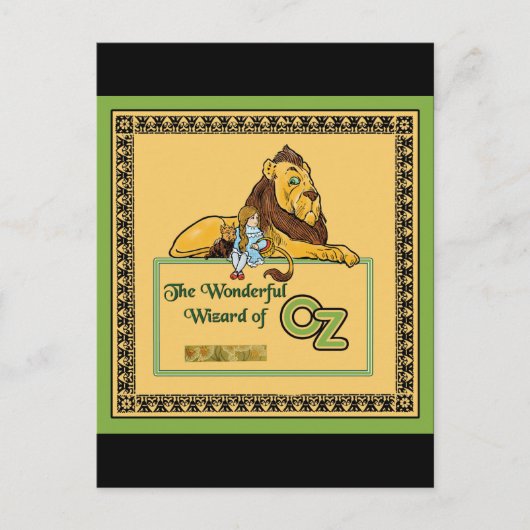 オズの素晴らしい魔法使い ポストカード (正面)