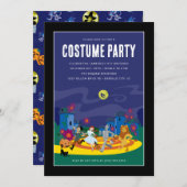 オズの衣装バースデーパーティーのウィザード 招待状 (正面/裏面)