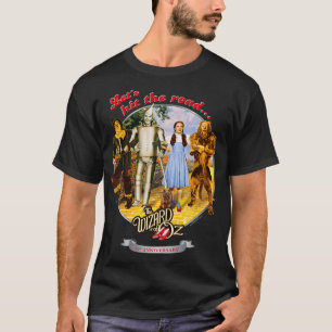 オズの魔法使いが道を駆け抜ける Tシャツ