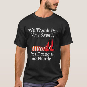 オズの魔法使いとても甘く感謝する Tシャツ