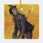 オズの魔法使いのかかし、ヴィンテージ童話 セラミックオーナメント (正面)