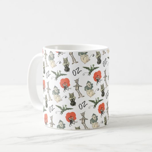 オズの魔法使いのキャラクター コーヒーマグカップ (正面左)